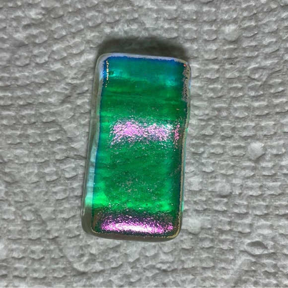 Paula Radke pendant. Great colors. Iridescent pink, green - Picture 6 of 6